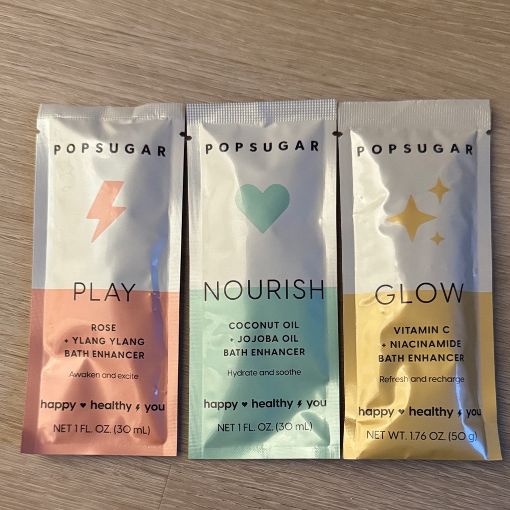 POPSUGAR Play, Nourish & Glow Bath Enhancer Set NEW 🏷️